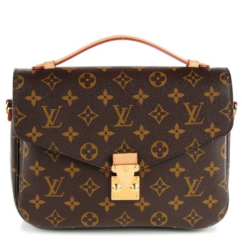 louis vuitton pochette metis with pink handle|louis vuitton pochette monogram.